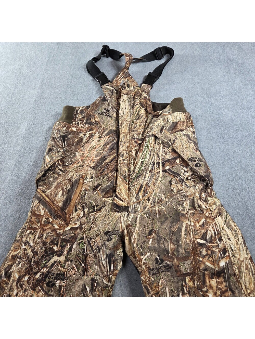 Cabela's Dry Plus Insulated Bib Overalls Men's M Reg Mossy Oak Duck Blind Camo